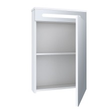 Зеркальный шкаф Runo Парма 50 R 00-00001128 с подсветкой Белый