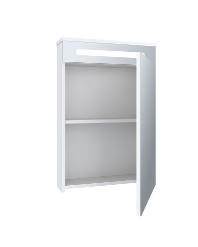 Зеркальный шкаф Runo Парма 50 R 00-00001128 с подсветкой Белый