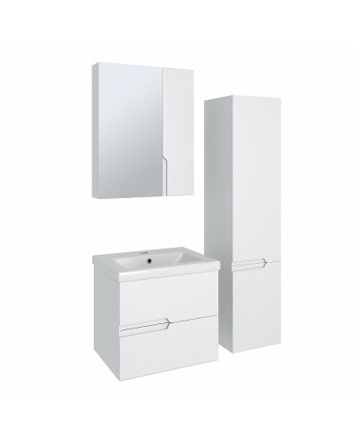 Зеркальный шкаф Runo Стокгольм 60 00-00001126 Белый