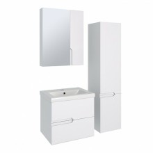 Зеркальный шкаф Runo Стокгольм 70 00-00001127 Белый