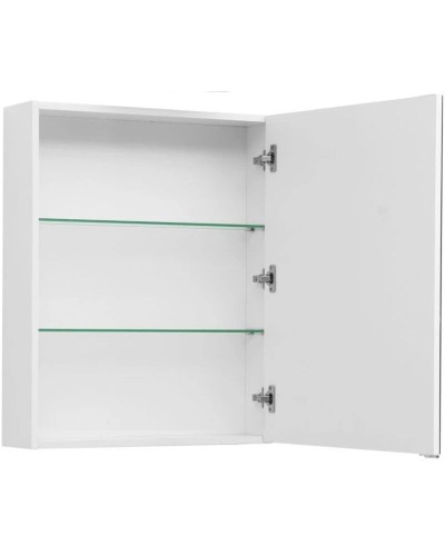 Зеркальный шкаф 59х75 см белый глянец R Aquanet Палермо 00203939