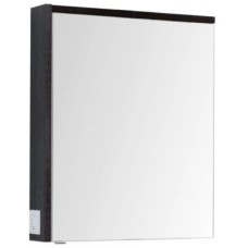 Зеркальный шкаф 69,5х85 см эвкалипт мистери/белый глянец R Aquanet Фостер 00202061