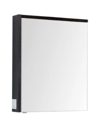 Зеркальный шкаф 69,5х85 см эвкалипт мистери/белый глянец R Aquanet Фостер 00202061