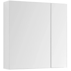 Зеркальный шкаф 85х87,3 см белый глянец L Aquanet Йорк 00202089