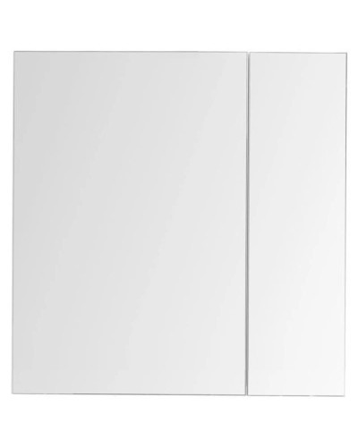 Зеркальный шкаф 85х87,3 см белый глянец L Aquanet Йорк 00202089