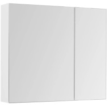 Зеркальный шкаф 100х87,3 см белый глянец L Aquanet Йорк 00202090