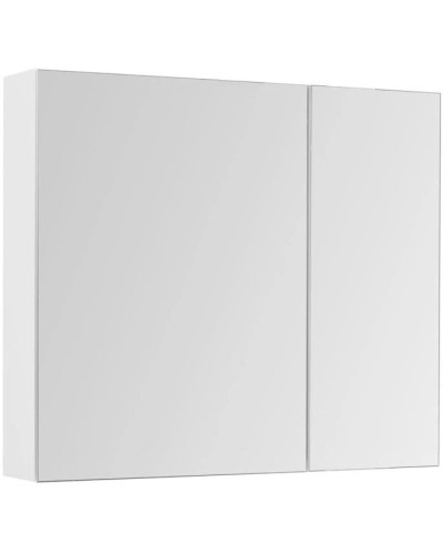 Зеркальный шкаф 100х87,3 см белый глянец L Aquanet Йорк 00202090
