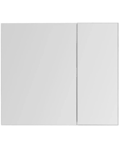 Зеркальный шкаф 100х87,3 см белый глянец L Aquanet Йорк 00202090