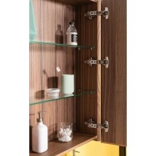 Зеркальный шкаф 60х87,3 см орех R Aquanet Нью-Йорк 00203951