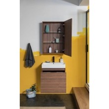 Зеркальный шкаф 60х87,3 см орех R Aquanet Нью-Йорк 00203951