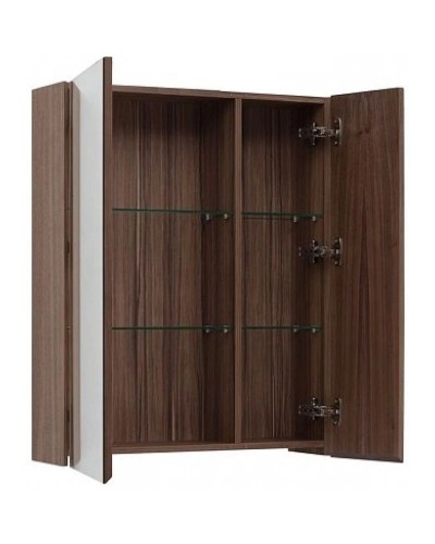 Зеркальный шкаф 70х87,3 см орех L Aquanet Нью-Йорк 00203952