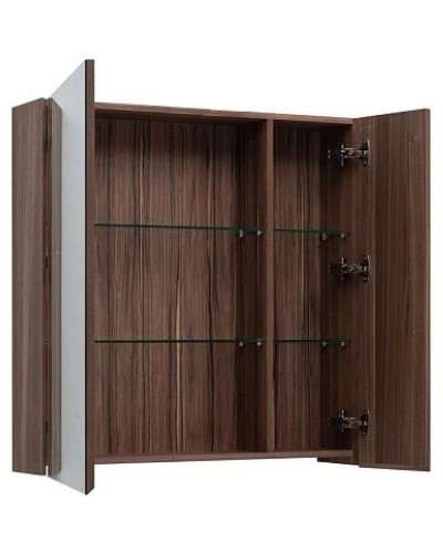 Зеркальный шкаф 85х87,3 см орех L Aquanet Нью-Йорк 00203954