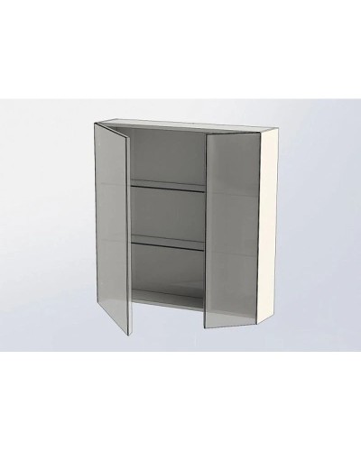 Зеркальный шкаф 85х87,3 см орех L Aquanet Нью-Йорк 00203954