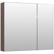 Зеркальный шкаф 100х87,3 см орех L Aquanet Нью-Йорк 00203955
