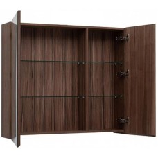 Зеркальный шкаф 100х87,3 см орех L Aquanet Нью-Йорк 00203955