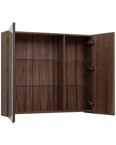 Зеркальный шкаф 100х87,3 см орех L Aquanet Нью-Йорк 00203955