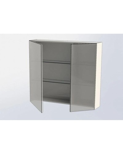 Зеркальный шкаф 100х87,3 см орех L Aquanet Нью-Йорк 00203955