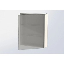 Зеркальный шкаф 62,2х75 см белый глянец R Aquanet Остин 00203921