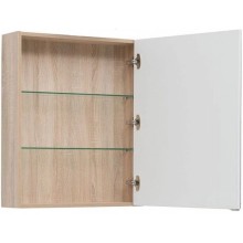 Зеркальный шкаф 62,2х75 см дуб сонома R Aquanet Остин 00201733