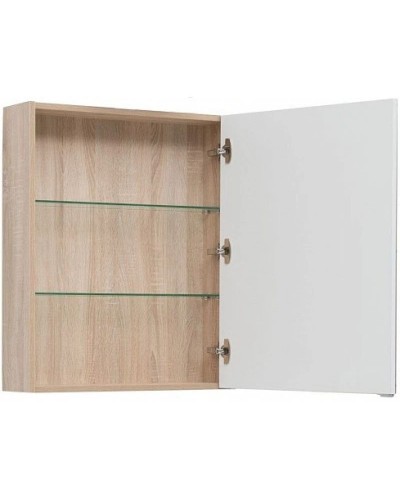 Зеркальный шкаф 62,2х75 см дуб сонома R Aquanet Остин 00201733