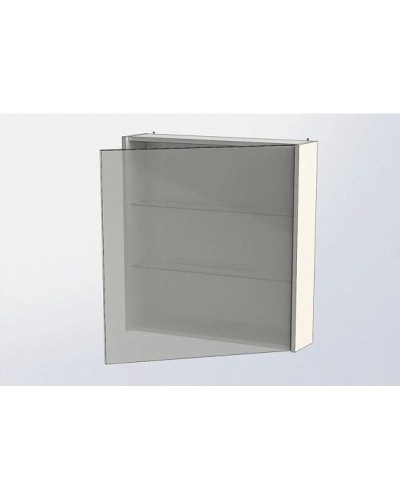 Зеркальный шкаф 72,2х75 см белый глянец R Aquanet Остин 00203923