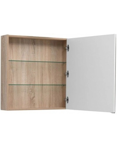 Зеркальный шкаф 72,2х75 см дуб сонома R Aquanet Остин 00201727