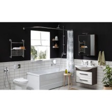 Зеркальный шкаф 72,2х75 см дуб кантербери R Aquanet Остин 00201735