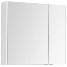Зеркальный шкаф 82,5х75 см белый глянец L Aquanet Остин 00203924