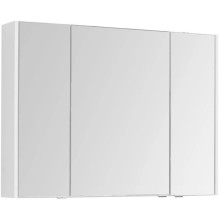 Зеркальный шкаф 100,5х75 см белый глянец Aquanet Остин 00203928