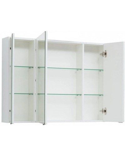 Зеркальный шкаф 100,5х75 см белый глянец Aquanet Остин 00203928