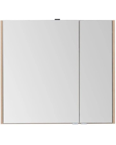 Зеркальный шкаф 82,5х75 см дуб сонома L Aquanet Остин 00201729