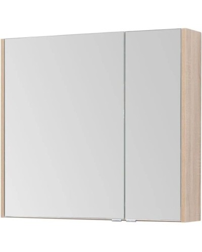 Зеркальный шкаф 82,5х75 см дуб сонома L Aquanet Остин 00201729
