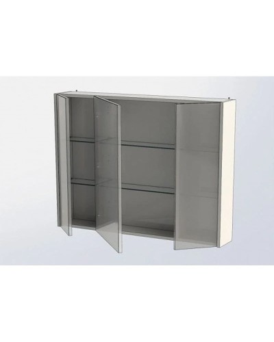 Зеркальный шкаф 100,5х75 см дуб сонома Aquanet Остин 00201728