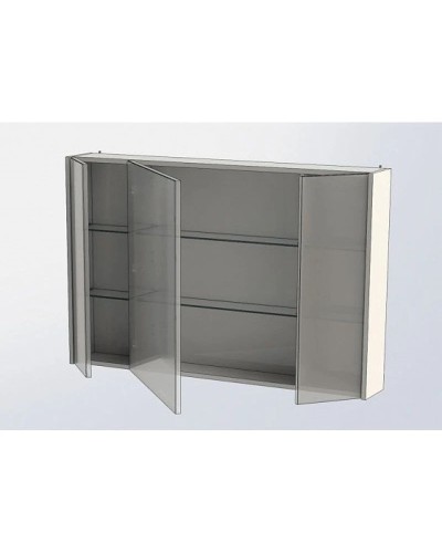 Зеркальный шкаф 116х75 см белый глянец Aquanet Остин 00203926