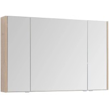 Зеркальный шкаф 116х75 см дуб сонома Aquanet Остин 00201726