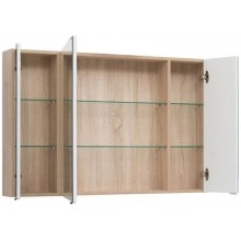 Зеркальный шкаф 116х75 см дуб сонома Aquanet Остин 00201726