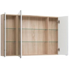 Зеркальный шкаф 116х75 см дуб сонома Aquanet Остин 00201726