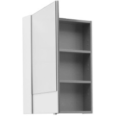 Зеркальный шкаф 50х67 см белый L Aquanet Верона 00207763