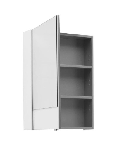 Зеркальный шкаф 50х67 см белый L Aquanet Верона 00207763