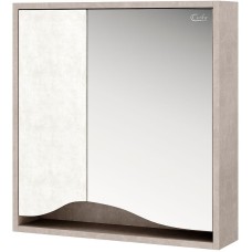 Зеркальный шкаф Onika Брендон 60.00 206084 Камень светлый Бетон крем