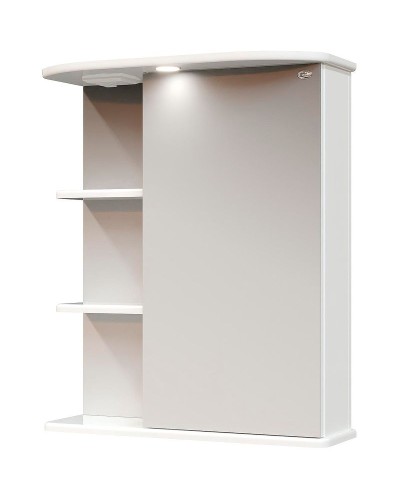 Зеркальный шкаф Onika Карина 60.01 R 206010 с подсветкой Белый