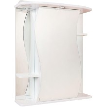 Зеркальный шкаф Onika Лилия 55.01 R 205519 с подсветкой Белый