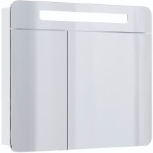 Зеркальный шкаф Onika Неаполь 80.01 208094 с подсветкой Белый