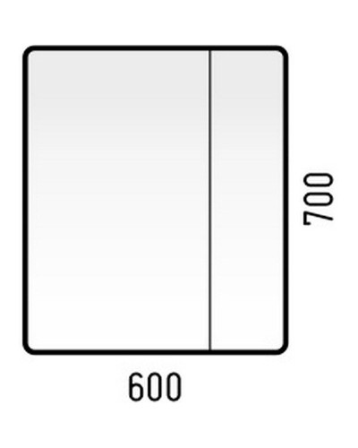 Зеркальный шкаф Corozo Монро 60 SD-00000724 Белый