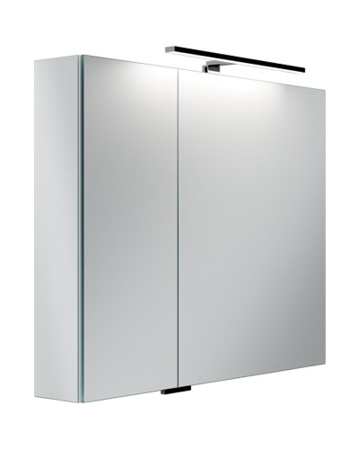Зеркальный шкаф Sancos Hilton 90 Z900 с подсветкой Серый