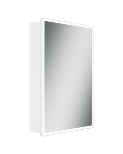 Зеркальный шкаф Sancos Cube 60 CU600 с подсветкой Белый с сенсорным выключателем