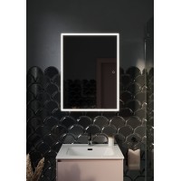 Зеркальный шкаф Sancos Cube 60 CU600 с подсветкой Белый с сенсорным выключателем