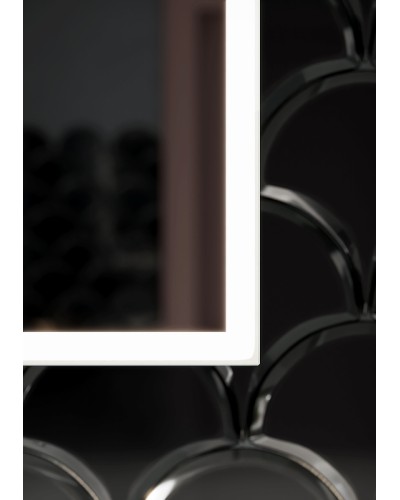 Зеркальный шкаф Sancos Cube 60 CU600 с подсветкой Белый с сенсорным выключателем