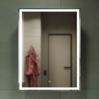 Зеркальный шкаф Sancos Diva 60 DI600 с подсветкой Белый с сенсорным выключателем