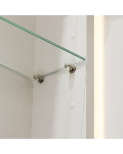 Зеркальный шкаф BelBagno Marino 60 SPC-MAR-600/800-1A-LED-TCH с подсветкой Белый